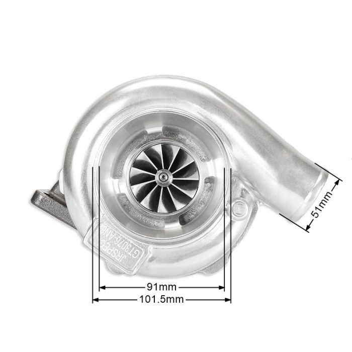 Turbosprężarka JRspec GTX3071R + JB (GTX3077R) T3 1.06 4-bolt