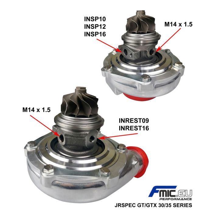 Turbosprężarka JRspec GTX3582R + JB (GTX3587R) T3 1.06 4-bolt
