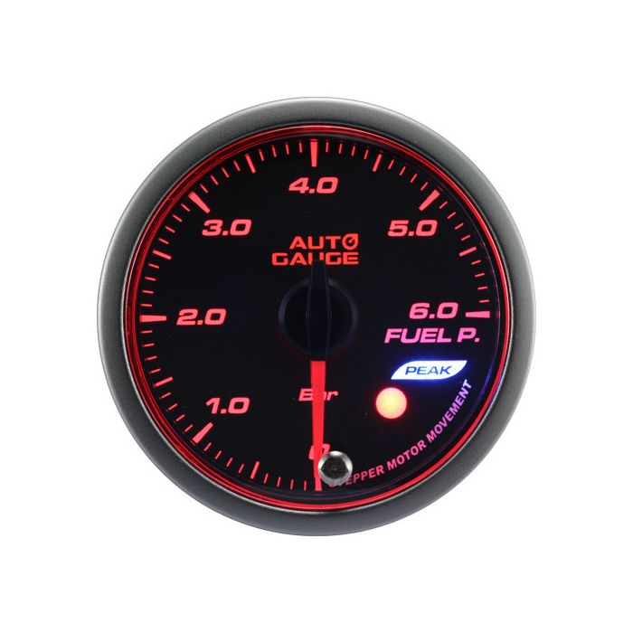 Wskaźnik New Auto Gauge ciśnienie paliwa seria Stepper Motor Peak 52mm