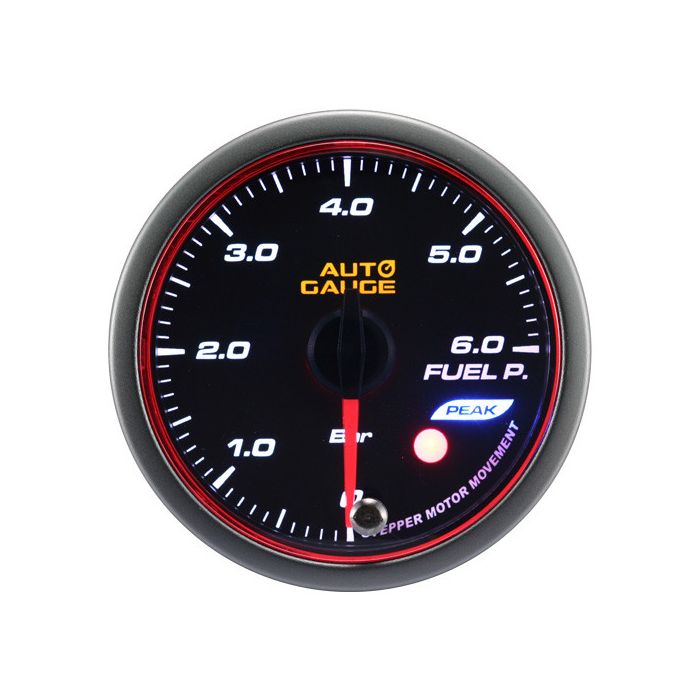Wskaźnik New Auto Gauge ciśnienie paliwa seria Stepper Motor Peak 52mm
