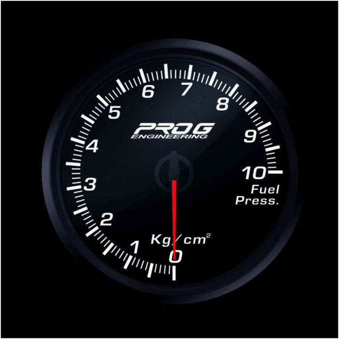 Wskaźnik Pro G Race Series 2 RC, ciśnienia paliwa Kg/cm2 WHITE 52mm