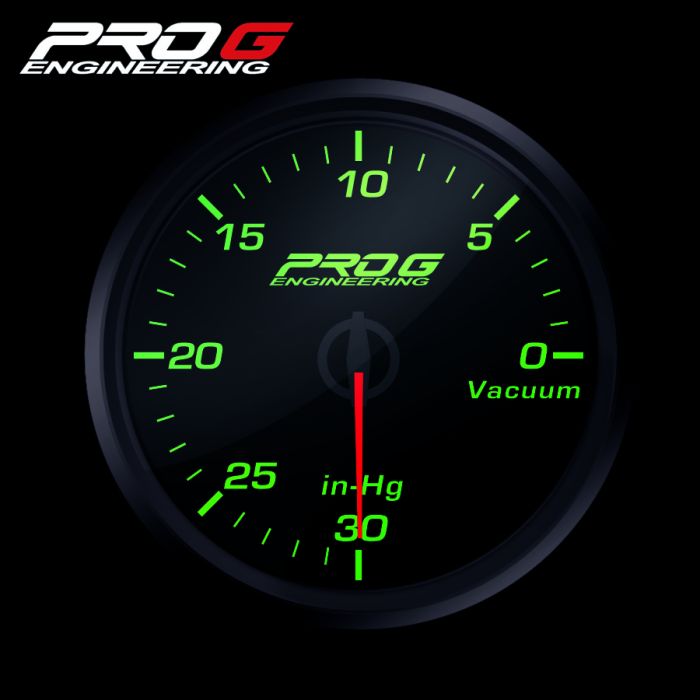 Wskaźnik Pro G Race Series RC, Podciśnienia GREEN 52mm