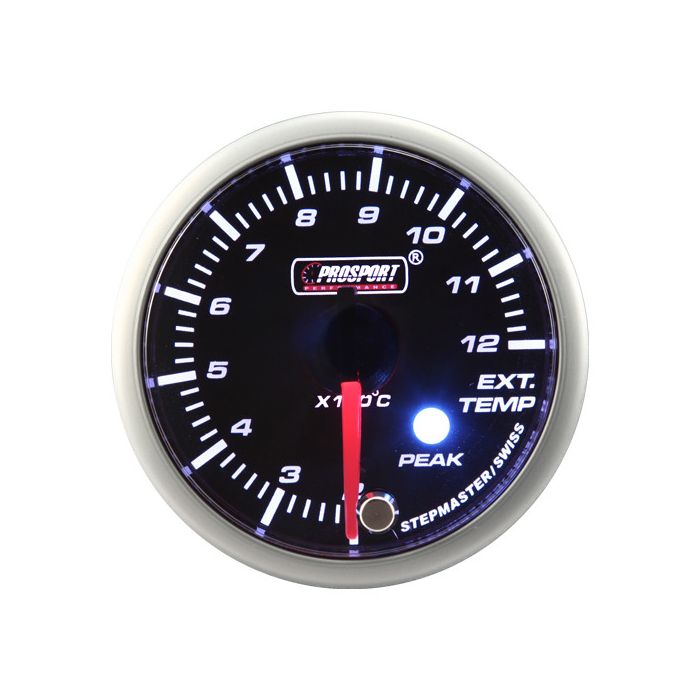 Wskaźnik Prosport EGT temperatura spalin seria Stepper Motor Peak 52mm