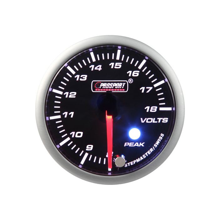 Wskaźnik Prosport Napięcie seria Stepper Motor Peak 52mm