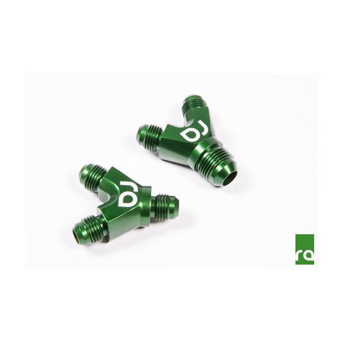 Y-Adapter AN6 AN6 AN8 Block Fittings Radium Engineering