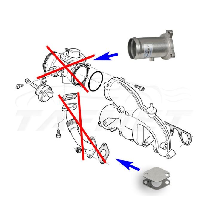 Zamiennik zaworu EGR VW Audi Seat Skoda z silnikami 1.9 AJM ASV AVB AFN ALH