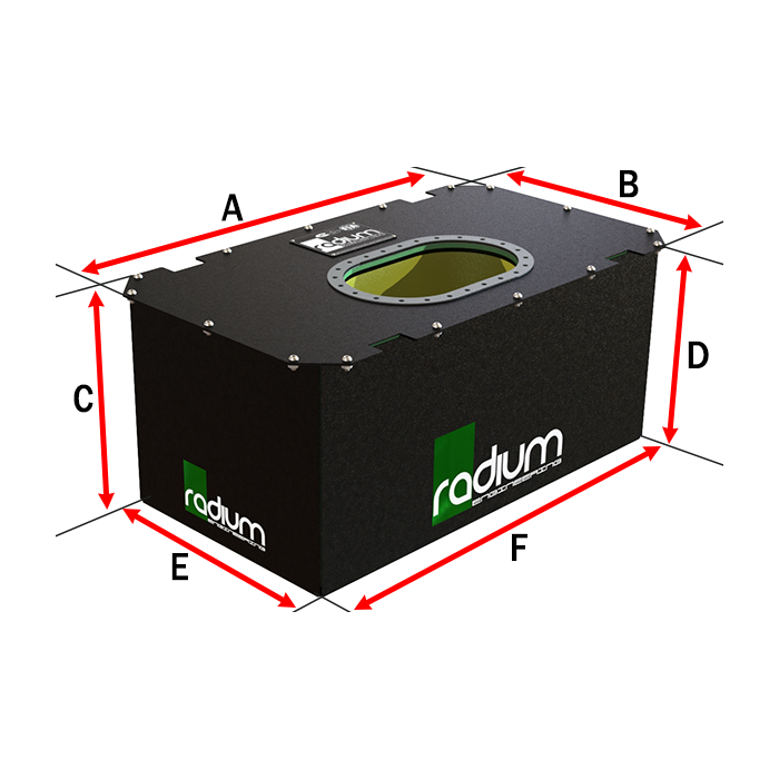 Zbiornik paliwa Radium Engineering 14 galonów / 53 litrów FIA