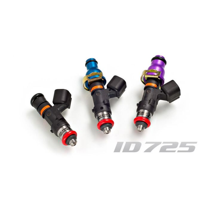 Zestaw 4 wtryskiwaczy paliwa Injector Dynamics 725cc/min, Subaru Impreza WRX 02-11 / STI 07-11 / Legacy GT / Forester XT 07-13 48mm / 11mm