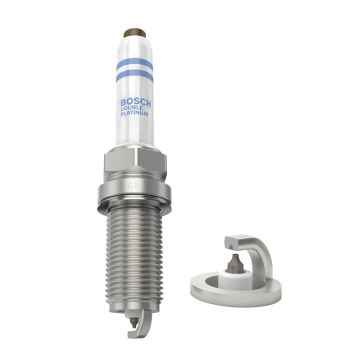 BOSCH Spark plug Double Platinum 0 241 245 673 for Audi A3 Q2 TT Porsche Macan Seat Leon Skoda Octavia VW Volkswagen Golf Polo 1.8 2.0 40 45 TFSI