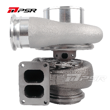 Turbocharger Pulsar PSR 485G 1.58 T6 Divided Inlet 3/4" Marmon Outlet Journal Bearing Curved Point Milled