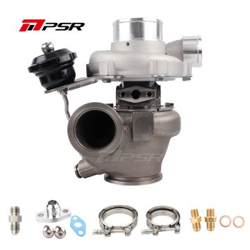 Turbocharger Pulsar PSR 2867 Gen2 .72 2.5" V-Band Inlet 5 Bolt Outlet Billet 15psi Ball Bearing