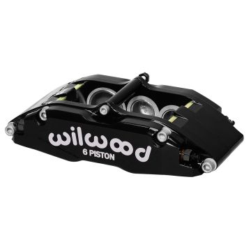 Wilwood 120-13383 Billet Narrow Superlite Lug Mount Caliper Left 6 Pistons Black