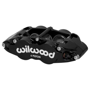 Wilwood 120-14437 FNSL6R - Dust Seal Radial Mount Caliper Left 6 Pistons Black