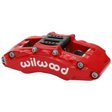 Wilwood 120-14851 AT6 Lug Mount Caliper Left 6 Pistons Red