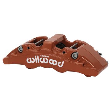Wilwood 120-17295 AeroDM Lug Mount Caliper Left 6 Pistons Red