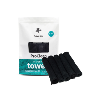 KAVALIER ProClean Microfiber Towel - GlassAssault Glass Whisperer 5pack
