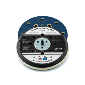 FLEXIPADS 150mm Multi-Hole PSA DA Pad 5/16-UNF + M8