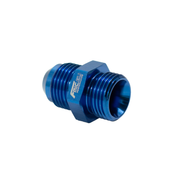 AN8 ORB Male To AN8 Male JIC Hose Fitting Adapter Blue