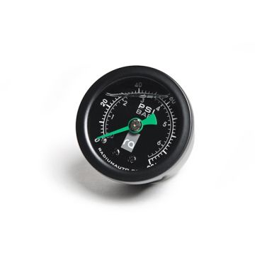 Fuel Pressure Gauge With 6AN Inline Adapter Radium Engineering
