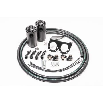 Dual Catch Can Kit CCV for Nissan R35 GT-R Fluid Lock Radium Engineering