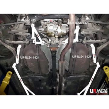 Rear Side Bars 142Ultra Racing for Mitsubishi EVO X