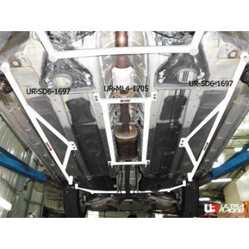 Rear Side Bars Ultra Racing for Nissan Teana 09+ J32