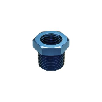 3/8 NPT Male to 1/4 NPT Female Reducer Pipe Bushing Hose Fitting Adapter Blue