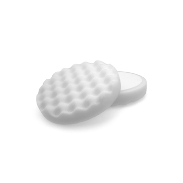 FLEXIPADS 150mm (6") CREME WAFFLE Very Firm Cutting Pad