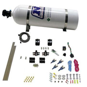 Nitrous Express Kit NX 80004-10 4-Cyl Gas (100-150-200-250Hp) With 10Lb Bottle (4.5 kg)