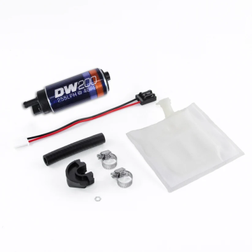 Pompa paliwa DW200 DeatschWerks (255lph), Subaru Forester 1997-2007, Subaru Impreza WRX-STI 1993-2007 Subaru Legacy 1990-2007 zestaw montażowy 9-0791