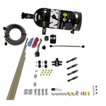 Dry Direct Port Nitrous System 4 Cylinder Nitrous Express NX 93046-10