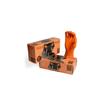 ORANGE MAMBA Nitrile Gloves SIZE L