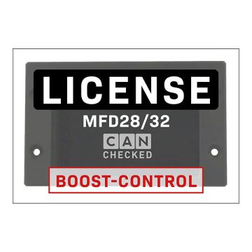 CANchecked License MFD28/32 Boost Control