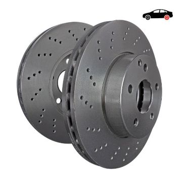 D1886D Premium Discs Rotors EBC Brakes for Mercedes-Benz CClass W204 C63 AMG CClass Coupe C204 C63 AMG CClass Estate S204 C63 AMG