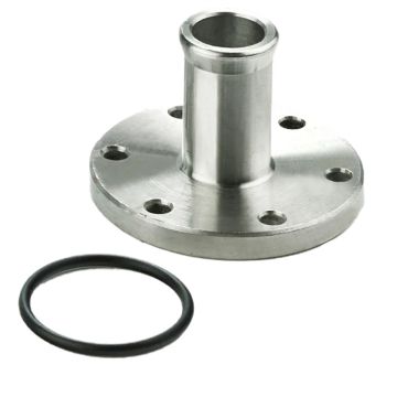 Davies Craig DC1028 EWP Alloy Flange Adapter 19mm 3/4" Straight Hose Barb