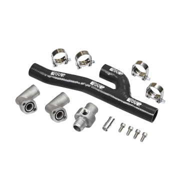Davies Craig DC8621 Big Block EWP Block Adapter Black Hose for Chevrolet V8