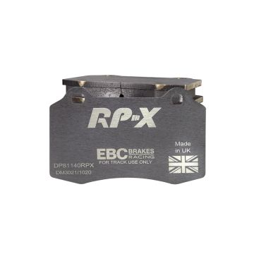 DP81140RPX Racing Brake Pads RP-X Racing EBC Brakes for Alfa Romeo 147 156 GTV Spider BUGATTI EB110 Chrysler USA Viper Citroen DS3 Dodge USA Viper DS DS3 FERRARI 360 F430 Fiat Coupe Ford Focus Mk1 KTM Lancia Lotus Esprit MG XPOWER SV Peugeot 208 Mk1 QVALE