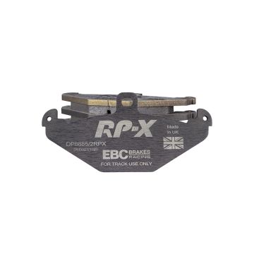 DP8885/2RPX Racing Brake Pads RP-X Racing EBC Brakes for Lotus 340R Elise Series 1 Elise Series 2 Elise Series 3 Europa Exige Series 1 Exige Series 2 Opel Speedster STRATHCARRON Tesla Roadster VAUXHALL VX220 VXR220 Lotus 2-Eleven Elise Exige Tesla Roadste