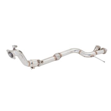 Exhaust system XForce with Varex muffler for Ford Mustang 2015- EcoBoost Fastback Convertible 2.3L stainless steel