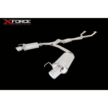 Exhaust system XForce for Lexus IS 2009-2013 IS350 SEDAN stainless steel
