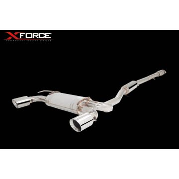 Exhaust system XForce for Mitsubishi Lancer 2007-2015 EVO X stainless steel