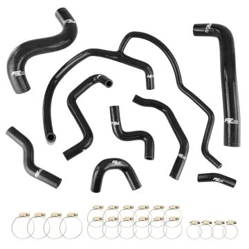 Silicone Radiator Coolant Hose Kit FMIC.EU for Dodge Challenger 3.8L 2015-2017 - Black