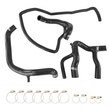 Silicone Radiator Coolant Hose Kit FMIC.EU for Land Rover Defender 2.5 TD5 1998-2007 - Black