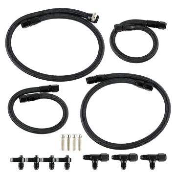 Steam Vent Hose Kit FMIC.EU for LS LSX LS1 LS2 LS6 LM7 4AN Complete Coolant Crossover