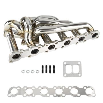 Exhaust Manifold FMIC.Pro for Nissan RB20 RB25 RB26 DET T4 Top Mount Twin Scroll 44mm SS321