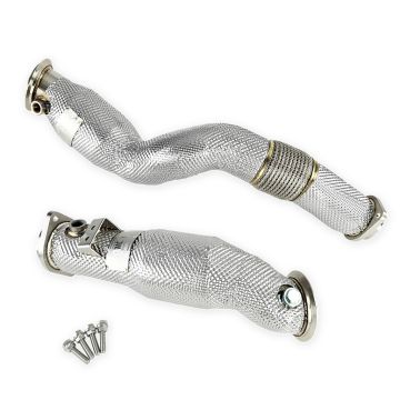 Downpipe with Heat Shield FMIC.Pro for BMW M2 G87 M3 G80 M4 G82 S58B30 2020-