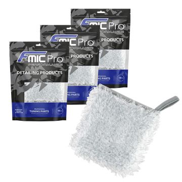 Mini Microfiber Car Wash Mitt FMIC.Pro 15×15 cm - 3 pcs