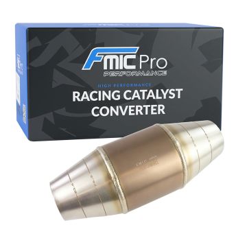 Sport Catalytic Converter FMIC.PRO Euro 2 100 CPSI for 0.6-1.6L engines inlet/outlet 48-76mm Pt/Pd/Rh 5:5:1