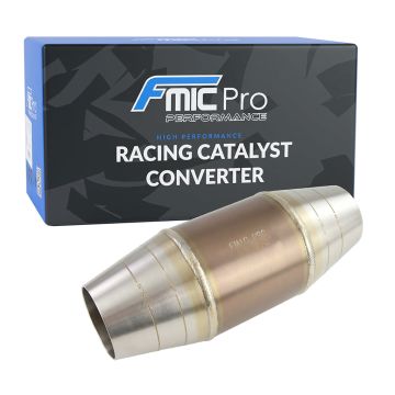 Sport Catalytic Converter FMIC.PRO Euro 2 100 CPSI for 0.6-1.4L engines inlet/outlet 48-76mm Pt/Pd/Rh 5:5:1