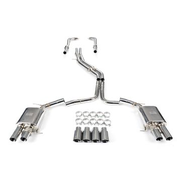 Valved exhaust system FMIC.Pro for Audi A6 A7 C8 3.0T V6 2019-